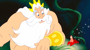  Walt Disney Screencaps – King Triton & Sebastian