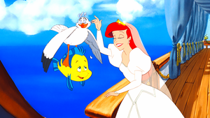  Walt ডিজনি Screencaps - Scuttle, রাঘববোয়াল & Princess Ariel