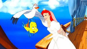  Walt Disney Screencaps - Scuttle, dapa & Princess Ariel