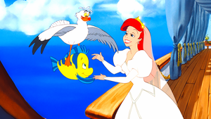  Walt disney Screencaps - Scuttle, platija & Princess Ariel