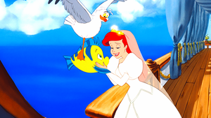  Walt Disney Screencaps - Scuttle, flunder & Princess Ariel