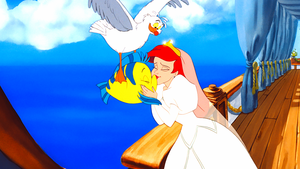  Walt Disney Screencaps - Scuttle, فلاؤنڈر, موآ & Princess Ariel
