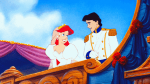  Walt Disney Slow Motion Gifs - Princess Ariel & Prince Eric