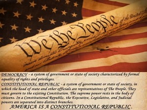  America Is A Constitutional Republic