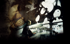  Buffy/Angel hình nền - When thiên thần Fly Away