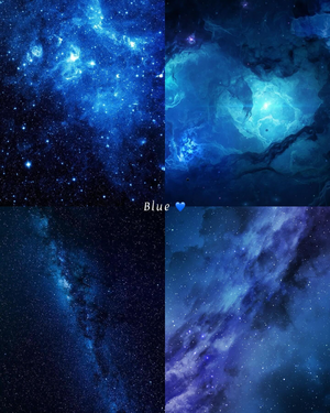  Colorful Galaxies ~ Blue 💙