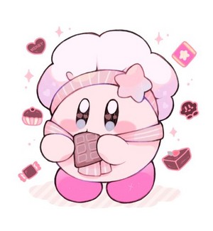  Cute rose Kirby