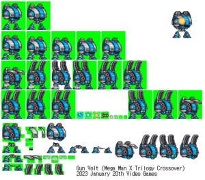  Gun Volt (Mega Man X Trilogy Crossover release 2023 January 20th Video Games)