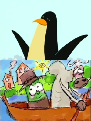 Henry The Penguin loves something Meme