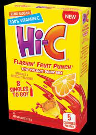  Hi-C Flashin' frutta punch, punzone Low Calorie Drink Mix Singles to Go