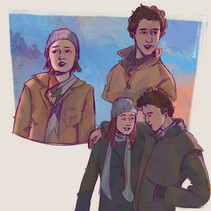  Jess and Rory Winter time fan art