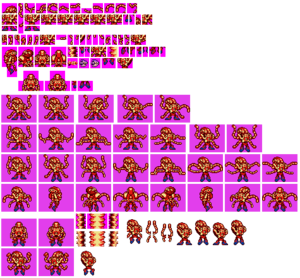 Launch Octopus (Mega Man Xtreme Crossover) Sprite Sheets