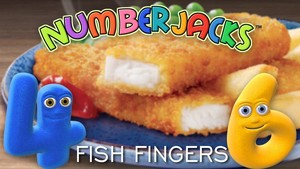  NUMBERJACKS peixe Fingers