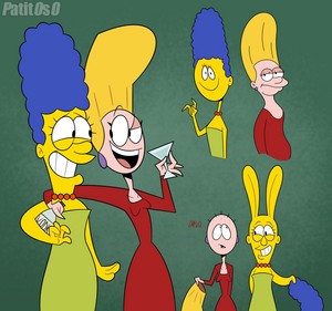 Pickles Oblong Meets Marge Simpson
