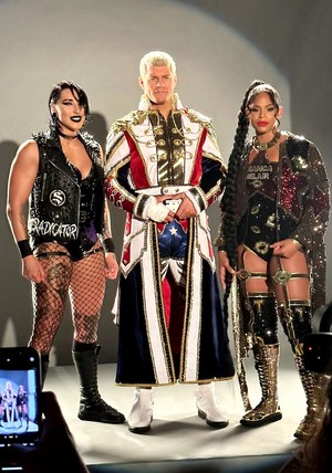  Rhea Ripley, Cody Rhodes and Bianca Belair | WWE2K24