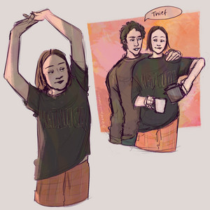  S4 Jess and Rory - apartment fan art