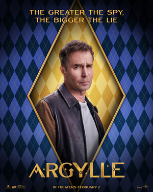  Sam Rockwell as Aiden | Argylle | Character Poster