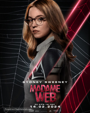  Sydney Sweeney as Julia Carpenter / Spider-Woman | Madame Web (2024) Vietnamese movie poster