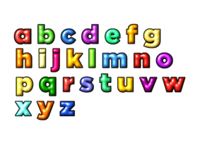  The Lowercase Alphabet