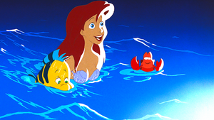  Walt ডিজনি Screencaps - Flounder, Princess Ariel & Sebastian