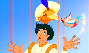 Walt Disney Screencaps – Prince Aladdin & Genie