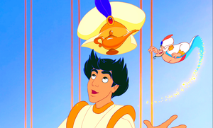 Walt Disney Screencaps – Prince Aladdin & Genie