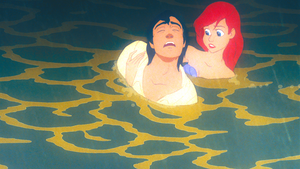  Walt 迪士尼 Screencaps – Prince Eric & Princess Ariel