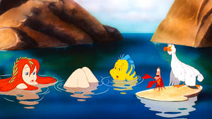  Walt डिज़्नी Screencaps – Princess Ariel, Flounder, Sebastian & Scuttle