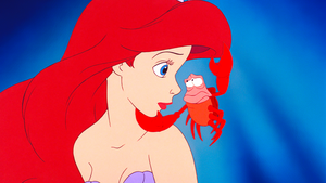  Walt ডিজনি Screencaps – Princess Ariel & Sebastian