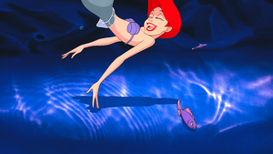  Walt 디즈니 Screencaps – Princess Ariel & The 물고기