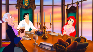 Walt Disney Screencaps – Sir Grimsby, Prince Eric & Princess Ariel