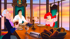 Walt Disney Screencaps – Sir Grimsby, Prince Eric & Princess Ariel