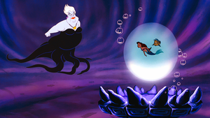  Walt 迪士尼 Screencaps – Ursula, Princess Ariel & 比目鱼