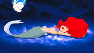  Walt ディズニー Slow Motion Gifs – ヒラメ & Princess Ariel