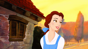  Walt 디즈니 Slow Motion Gifs - Princess Belle