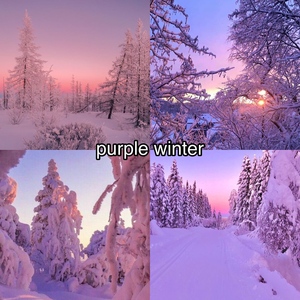  Winter Weather ~ Purple