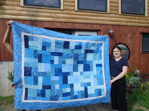  my very first quilt-
