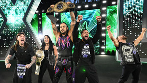  Damian Priest, Rhea Ripley, Finn Bálor, Dominik Mysterio and JD McDonagh  | WrestleMania XL 2024