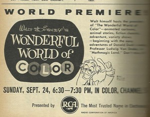 Wonderful World Of Color Premiere 