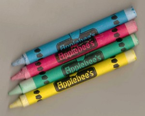  Applebee's" Crayons