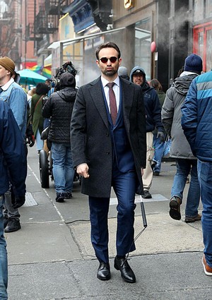  Charlie Cox on the set of Daredevil: Born Again | 2024