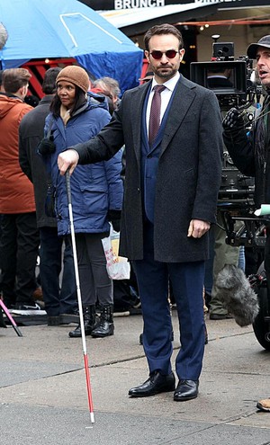  Charlie Cox on the set of Daredevil: Born Again | 2024