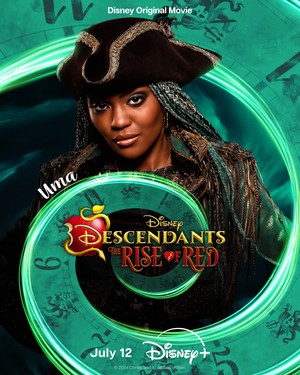  China Anne McClain as Uma | Descendants: The Rise Of Red | Character poster