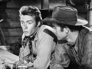  Clint Eastwood as Rowdy Yates and Eric Fleming as Gil Favor | Rawhide