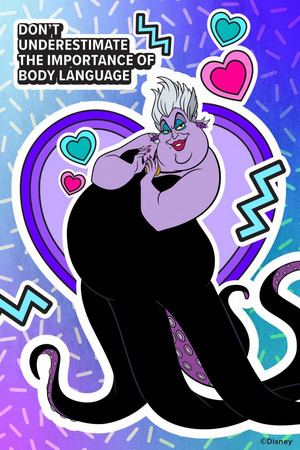  डिज़्नी Valentine's दिन Cards - Ursula