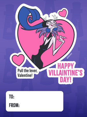 Disney Villaintine's Day Cards - Yzma