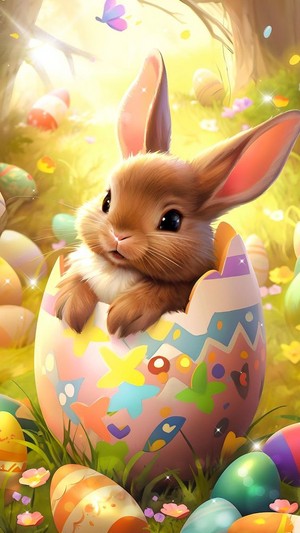 Easter wishes for you my easter bunny Caroline🐰🐤🍫🌸🥚