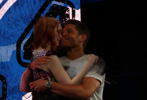 Felicia Day and Jensen Ackles