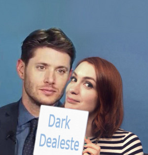 Felicia Day and Jensen Ackles
