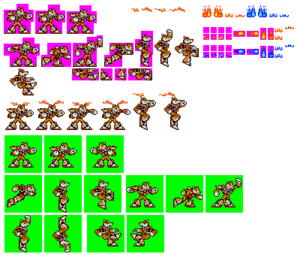  Flame Stag (Mega Man Xtreme Crossover) Sprite Sheets